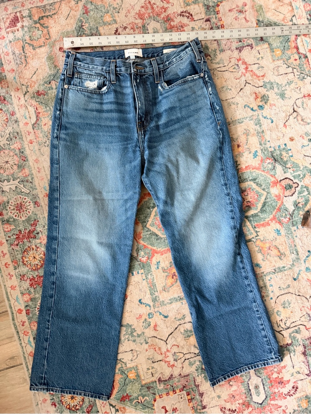 Frame Denim Light-Mid Blue Jeans